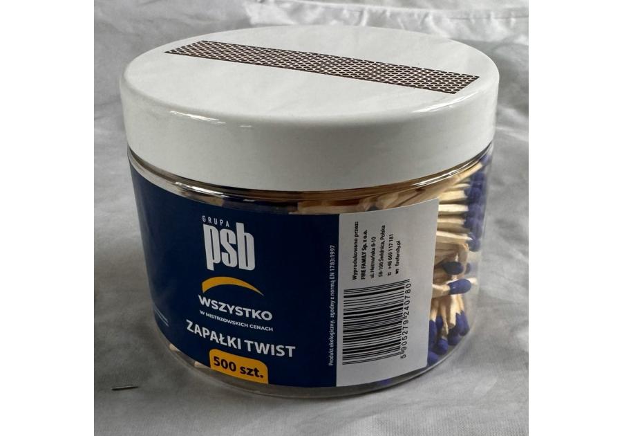 Zdjęcie: Zapałki Twist 500 szt. PSB