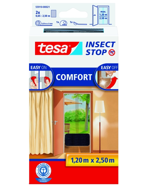 Zdjęcie: Moskitiera balkonowa Comfort 1,2x2,5 m TESA