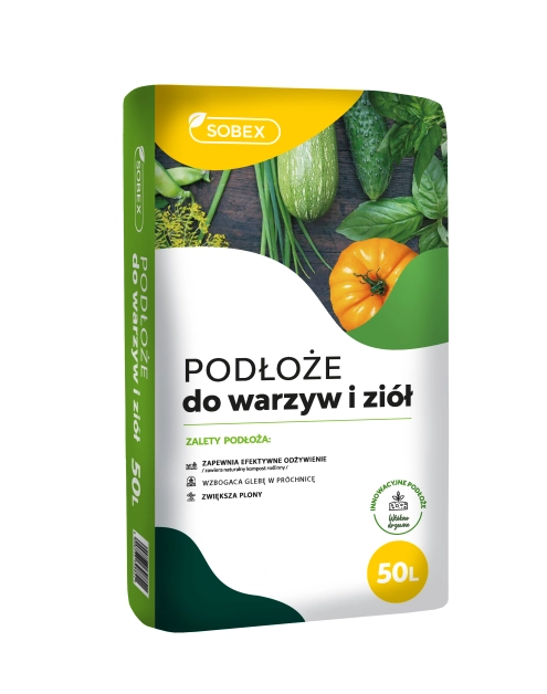 Zdjęcie: Podłoże do warzyw i ziół 50 L (B+R 2) SOBEX