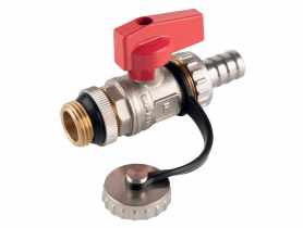 Zawór kulowy spustowy z uszczelką, wkrętny F-Comfort FERRO