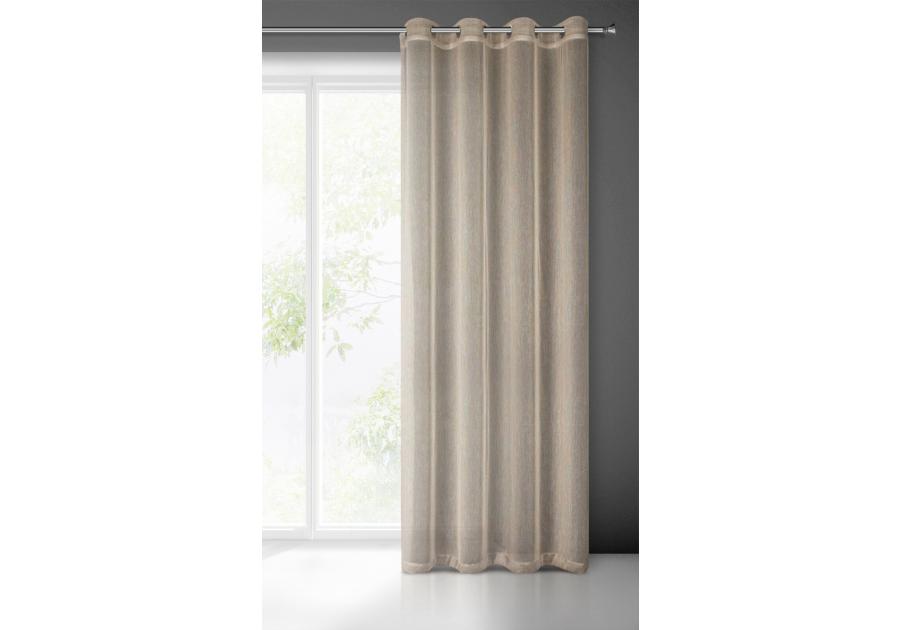 Zdjęcie: Zasłona gotowa Adela 140x250 cm beżowy EUROFIRANY