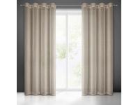 Zdjęcie: Zasłona gotowa Adela 140x250 cm beżowy EUROFIRANY