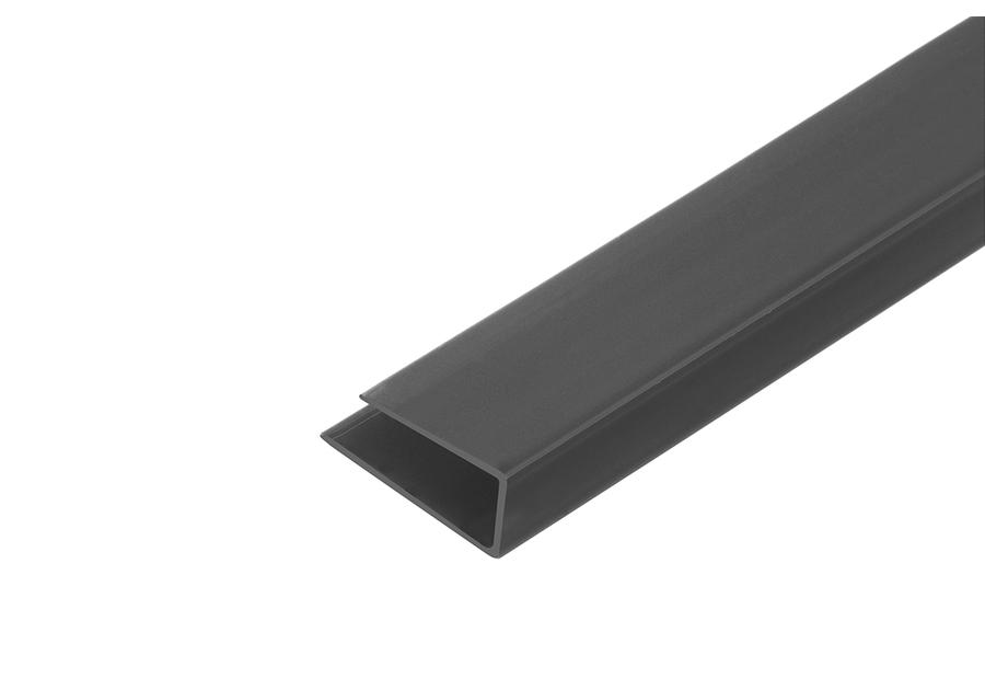 Zdjęcie: Listwa startowa do paneli ściennych PVC 3 m Grafitowa CEZAR