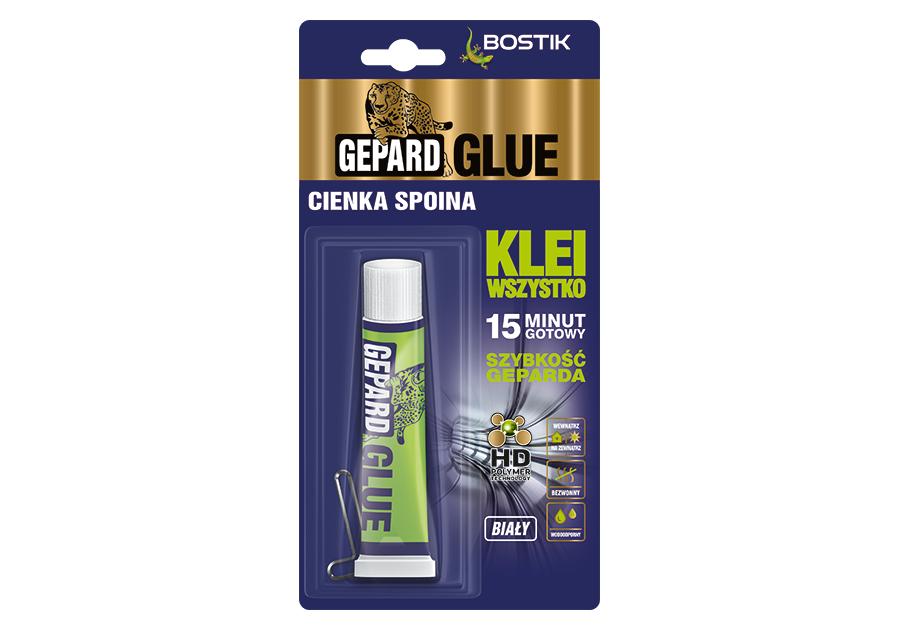 Zdjęcie: Klej montażowy uniwersalny Gepard Glue biały 25 ml BOSTIK