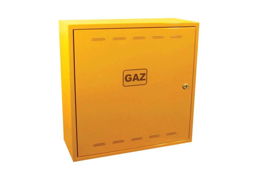 Zdjęcie: Szafka gazowa metalowa bez pleców 600x600x250 mm METRO