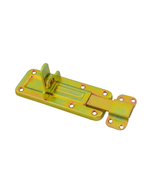 Zdjęcie: Zasuwka drzwiowa prosta ocynk żółty 120 mm METRO