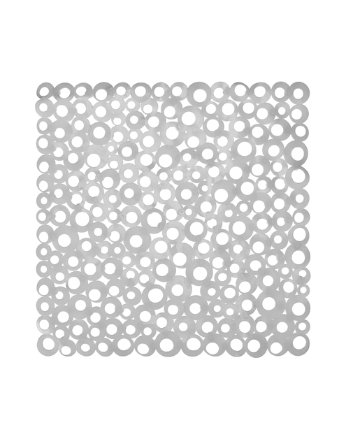 Zdjęcie: Mata łazienkowa Ring 53x53 cm szara transparentna ALSEA