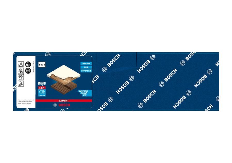 Zdjęcie: Gąbka ścierna Expert S471 do szlifowania ręcznego 69x97x26 mm BOSCH