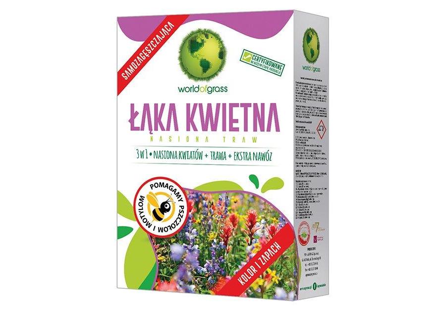 Zdjęcie: Trawa otoczkowana nawozem 1 kg  Łąka kwietna ROLIMPEX