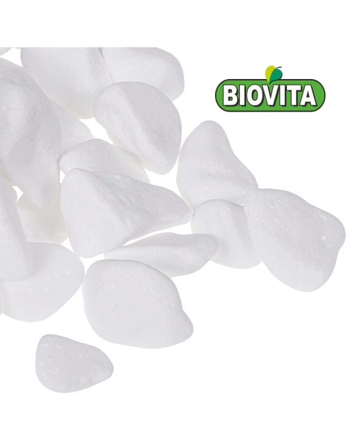 Zdjęcie: Otoczak Extra White Thassos 10-30mm 20 Kg BIOVITA