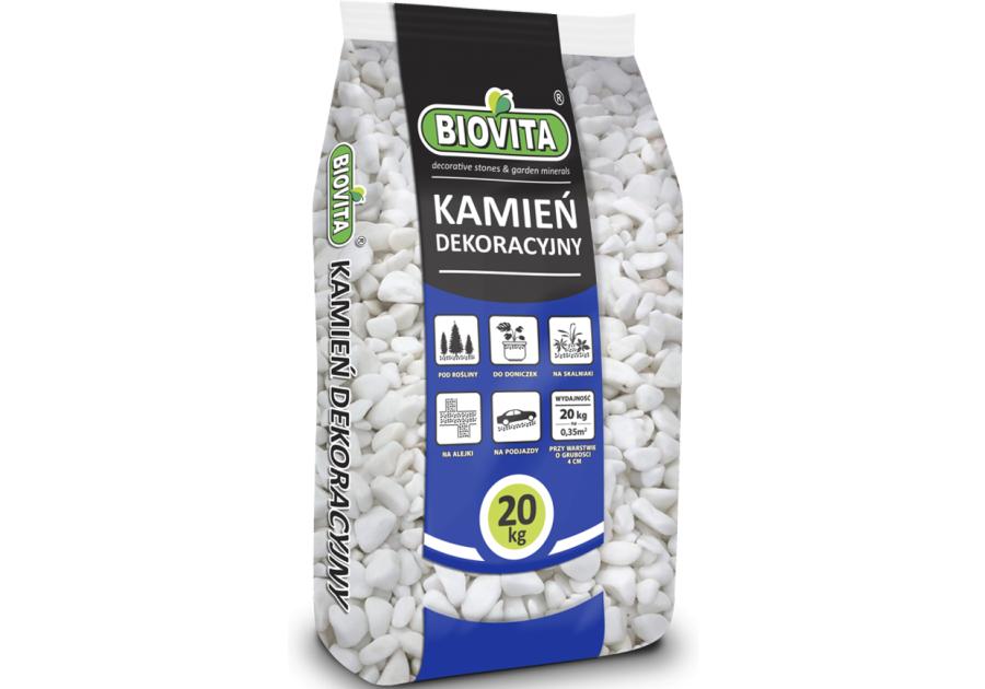 Zdjęcie: Otoczak Extra White Thassos 10-30mm 20 Kg BIOVITA