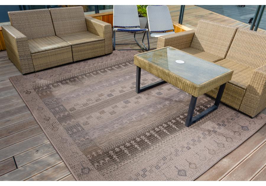 Zdjęcie: Dywan Kemet 120x170 cm aztecki szary MULTI-DECOR