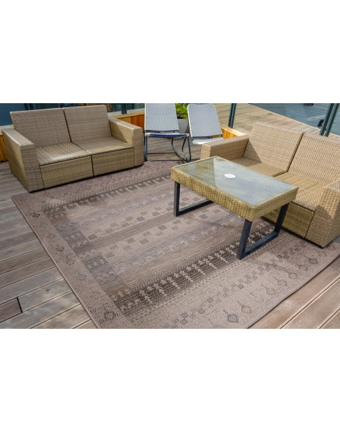 Zdjęcie: Dywan Kemet 120x170 cm aztecki szary MULTI-DECOR