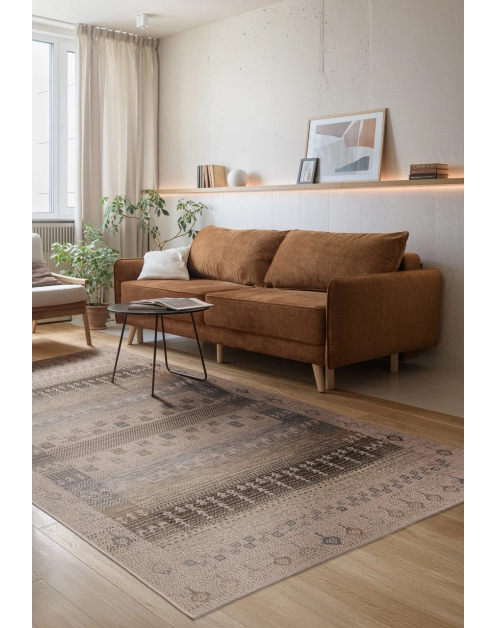 Zdjęcie: Dywan Kemet 120x170 cm aztecki szary MULTI-DECOR