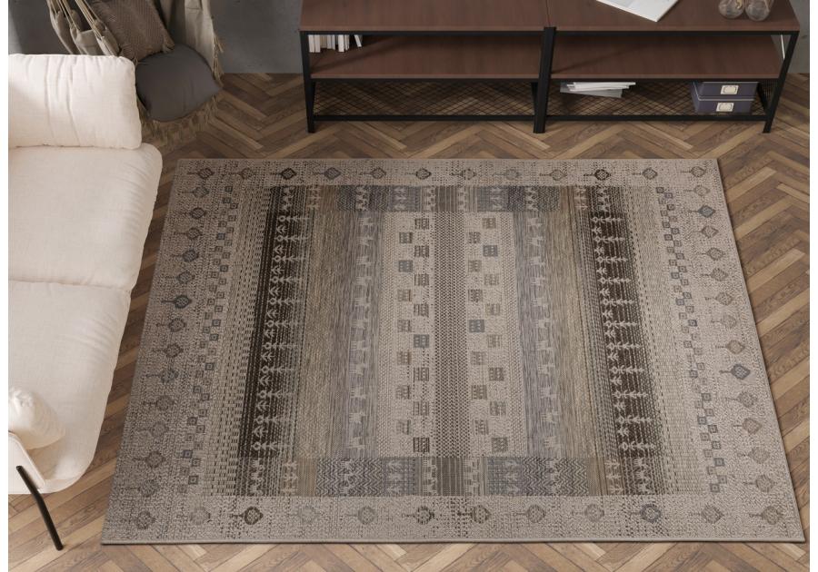 Zdjęcie: Dywan Kemet 120x170 cm aztecki szary MULTI-DECOR