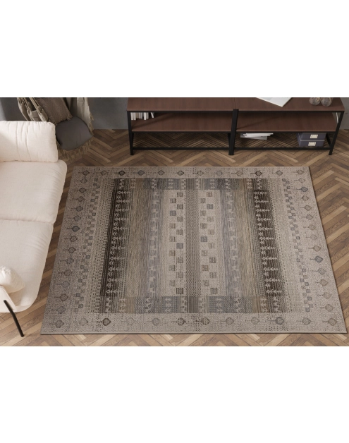 Zdjęcie: Dywan Kemet 120x170 cm aztecki szary MULTI-DECOR