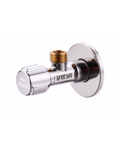 Zdjęcie: Zawór kątowy grzybkowy Zuno 1/2"x3/8" DURO