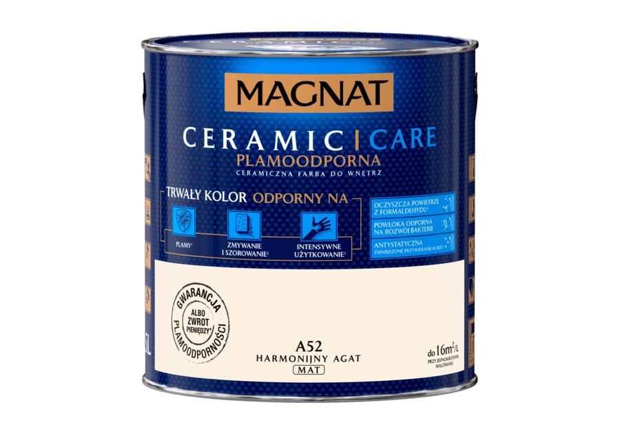 Zdjęcie: Farba do wnętrz Ceramic Care 2,5 L harmonijny agat MAGNAT
