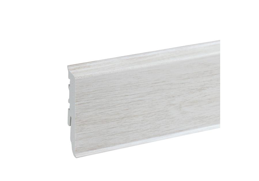 Zdjęcie: Listwa przypodłogowa PVC Masterline 1,5x6 cm, 2,2 m Sosna Morgins Mat CEZAR