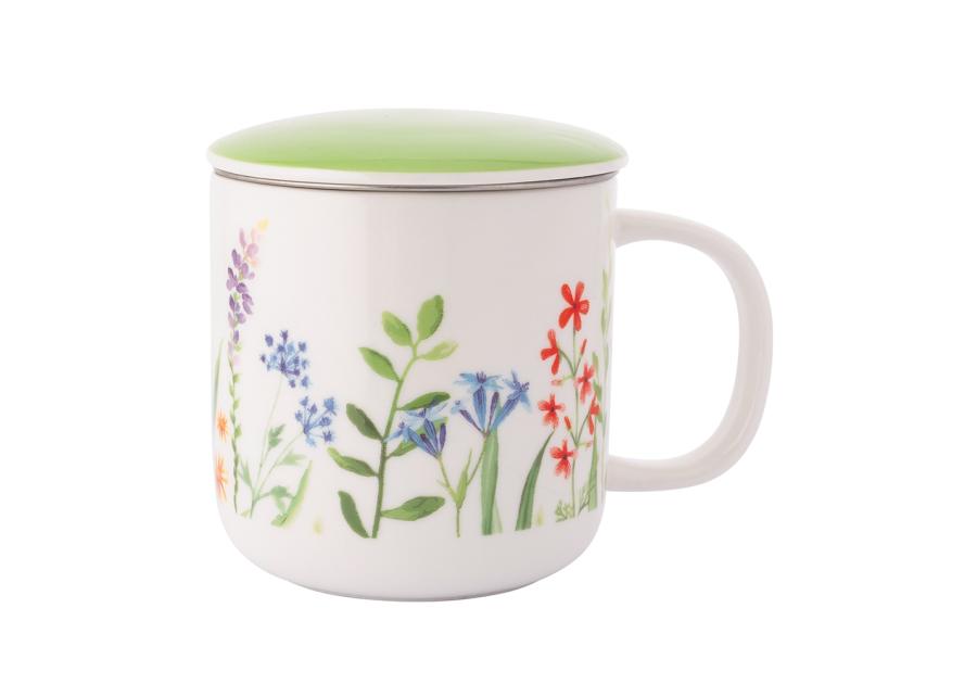 Zdjęcie: Kubek Przebudzenie natury 380 ml z zaparzaczem i pokrywką ALTOM DESIGN