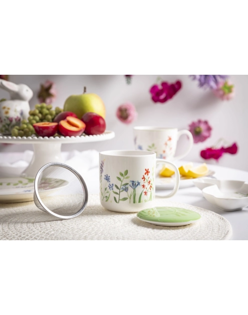 Zdjęcie: Kubek Przebudzenie natury 380 ml z zaparzaczem i pokrywką ALTOM DESIGN