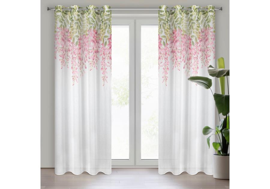 Zdjęcie: Firana gotowa Julieta 140x250 cm biały EUROFIRANY