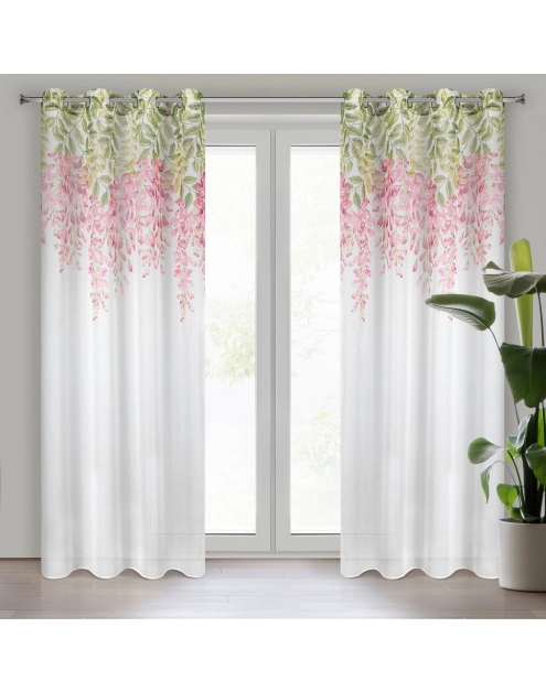 Zdjęcie: Firana gotowa Julieta 140x250 cm biały EUROFIRANY