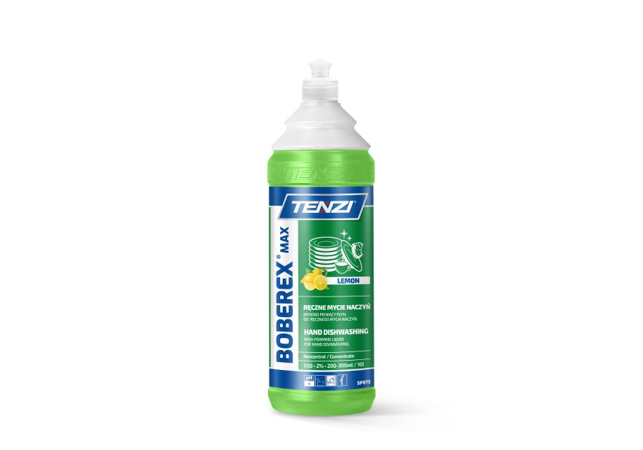 Zdjęcie: Płyn do mycia naczyń Boberex Max Lemon 1 L TENZI