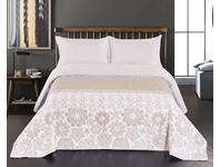 Zdjęcie: Narzuta Alhambra beige+wh 240x260 cm DECOKING