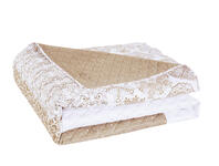 Zdjęcie: Narzuta Alhambra beige+wh 240x260 cm DECOKING