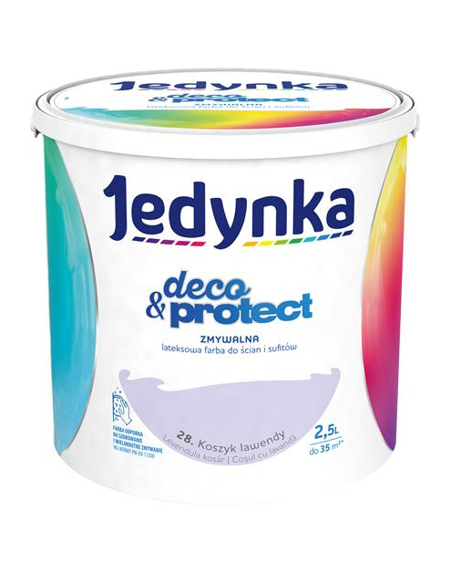 Zdjęcie: Farba lateksowa Deco&Protect Koszyk lawendy 2,5 L JEDYNKA