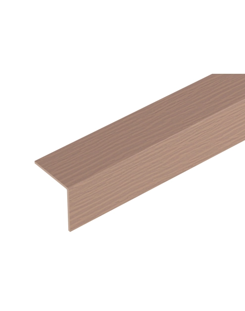 Zdjęcie: Kątownik PVC 20x20x1,1 mm dąb kredowy 2,75 m CEZAR