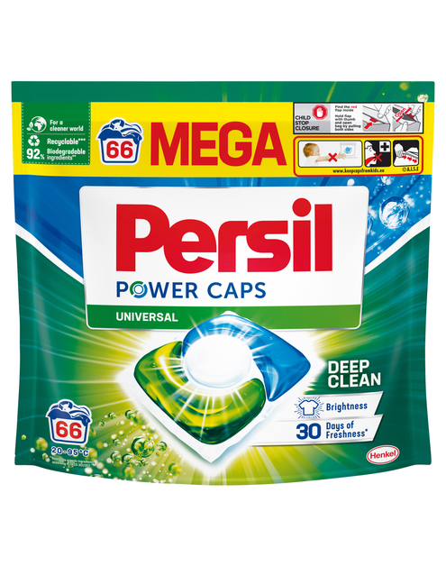 Zdjęcie: Kapsułki do prania Universal 66 szt. PERSIL POWER CAPS