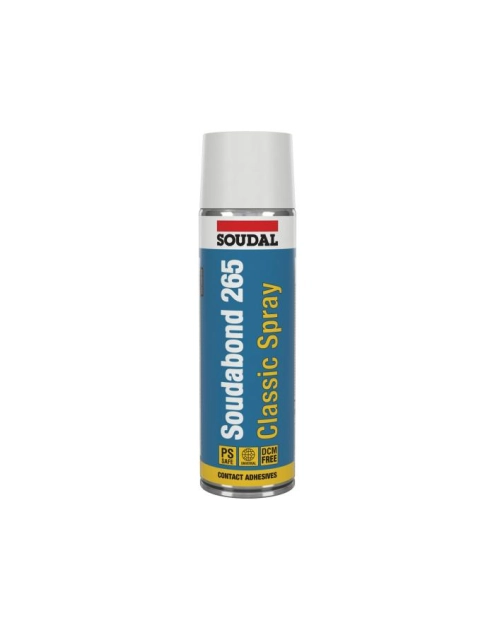 Zdjęcie: Klej kontaktowy Soudabond 265 Classic spray 500 ml SOUDAL
