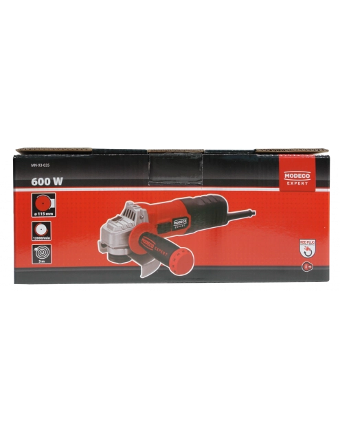 Zdjęcie: Szlifierka kątowa 115 mm 600 W MODECO EXPERT