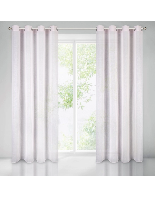 Zdjęcie: Zasłona gotowa Paola 140x250 cm różowy EUROFIRANY