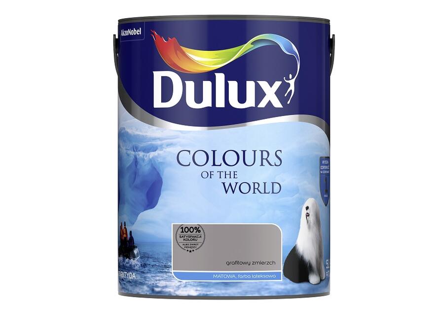 Zdjęcie: Farba do wnętrz Kolory Świata 5 L grafitowy zmierzch DULUX