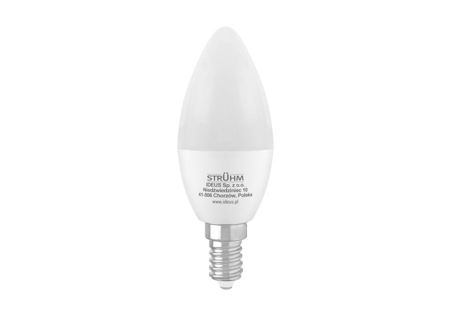 Zdjęcie: Lampa z diodami SMD Vela LED E14 8 W CW barwa zimnobiała STRUHM