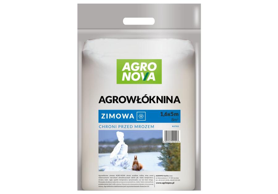 Zdjęcie: Agrowłóknina osłaniająca zimowa biała 1,6 x 5 m AGRO-NOVA