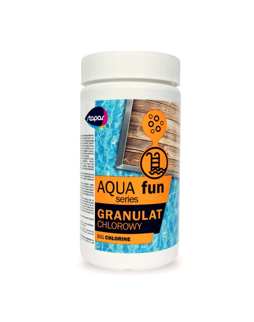 Zdjęcie: Chlor do basenu Aqua Fun Big Chlorine granulat 1 kg MIRPOL