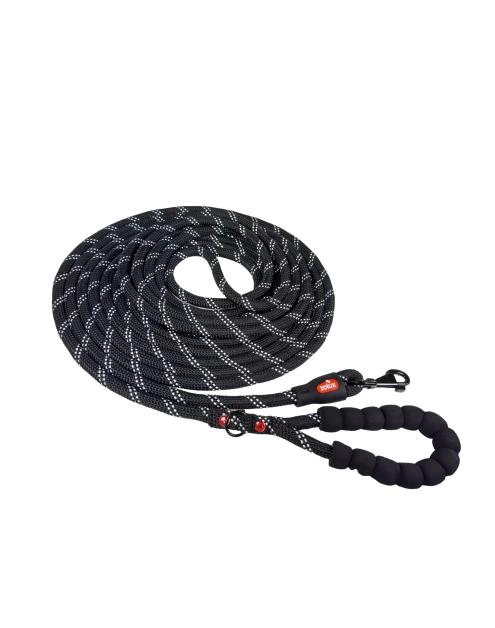 Zdjęcie: Smycz sznurowa dla psa 10 m x 13 mm czarna ZOLUX