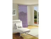 Zdjęcie: Firana dekoracyjna fioletowa 147x245 cm na flexach EUROFIRANY