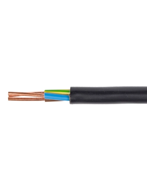 Zdjęcie: Kabel elektroenergetyczny YKY 3x4 żo 0,6/1kV (krążek 100 m) ELEKTROKABEL