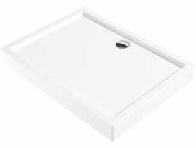 Brodzik akrylowy prostokątny 120x80 cm Jasmin biały DEANTE