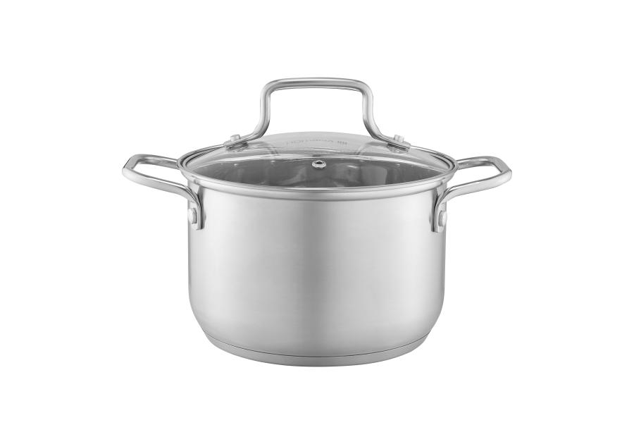 Zdjęcie: Garnek stalowy z pokrywką Hugo Plus 18 cm AMBITION