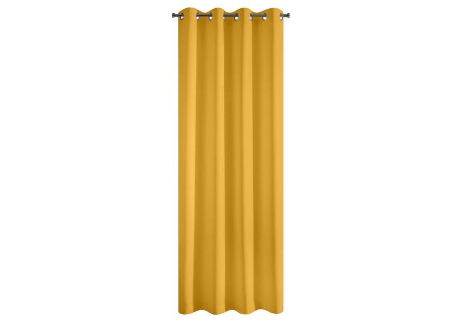 Zdjęcie: Zasłona gotowa D91 Adore 140x250 cm musztardowy EUROFIRANY