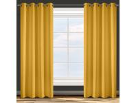Zdjęcie: Zasłona gotowa D91 Adore 140x250 cm musztardowy EUROFIRANY