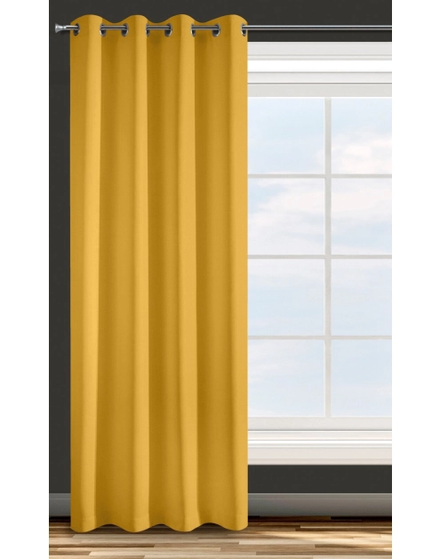 Zdjęcie: Zasłona gotowa D91 Adore 140x250 cm musztardowy EUROFIRANY