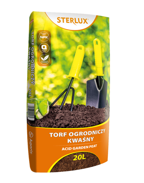 Zdjęcie: Torf ogrodniczy kwaśny 20 L STERLUX