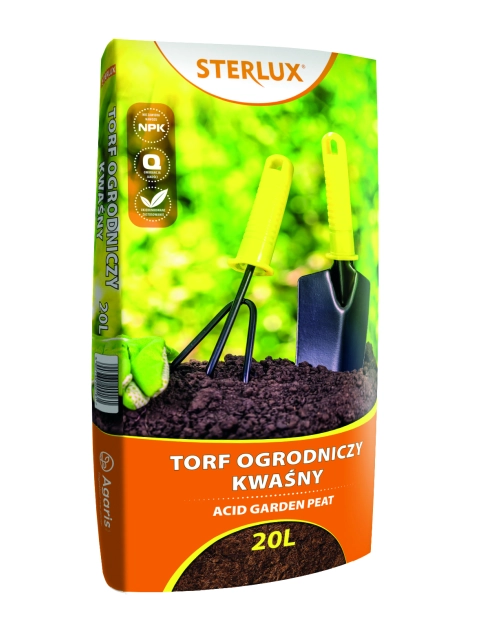 Zdjęcie: Torf ogrodniczy kwaśny 20 L STERLUX